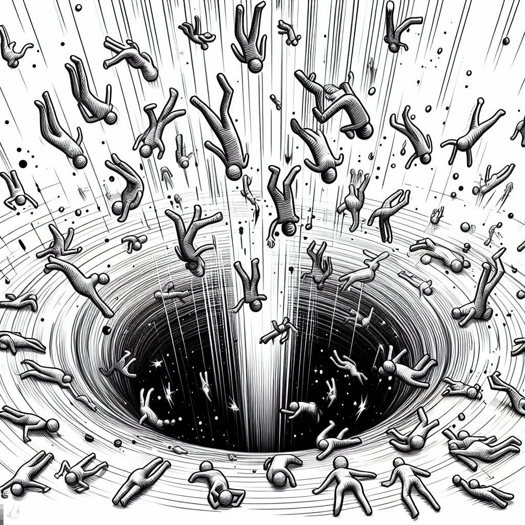 Gravity of freedom and evil